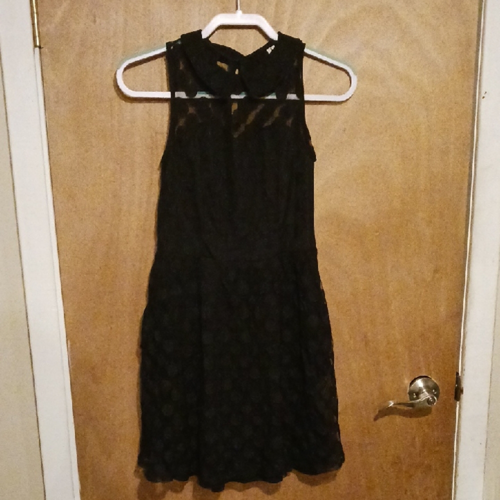 Xhilaration Black Sleeveless Mini Dress